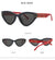 Retro Streetwear Leopard Ac Cat Eye Full Frame Women's Sunglasses