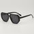 Retro Streetwear Solid Color Ac Toad Glasses Full Frame Women's Sunglasses