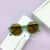 Retro Stripe Ac Polygon Full Frame Kids Sunglasses