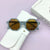 Retro Stripe Ac Polygon Full Frame Kids Sunglasses