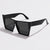 Retro Sweet Color Block Pc Square Full Frame Women's Sunglasses