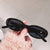 Retro Sweet Solid Color Ac Square Full Frame Women's Sunglasses