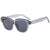 Retro Sweet Solid Color Leopard Ac Square Full Frame Women's Sunglasses