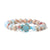 Retro Tortoise Agate Beaded Bracelets 1 Piece