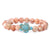 Retro Tortoise Agate Beaded Bracelets 1 Piece