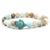 Retro Tortoise Agate Beaded Bracelets 1 Piece