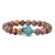 Retro Tortoise Agate Beaded Bracelets 1 Piece