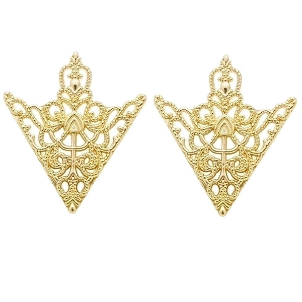 Retro Triangle Alloy Zinc Women'S Men'S Brooches