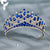 Retro Water Droplets Rhinestone Crown 1 Piece