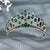 Retro Water Droplets Rhinestone Crown 1 Piece