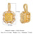 Retro Water Droplets Titanium Steel Plating Inlay Zircon 18k Gold Plated Jewelry Accessories