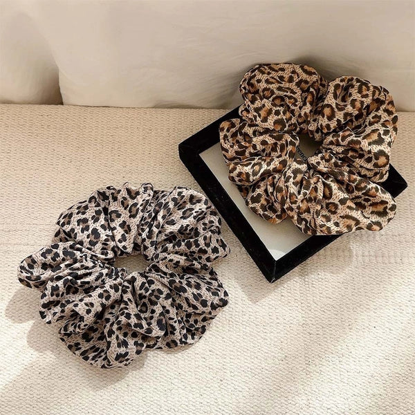 Retro Women's Leopard Cloth Hair Tie