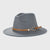 Retro Woolen Hats Men's  Belt Hat Simple Big Brim Jazz Hat