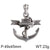 Rock Punk Anchor Skull Stainless Steel Charms Jewelry Accessories