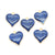 Romantic Heart Shape Alloy Enamel Plating Valentine's Day Charms Jewelry Accessories