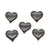 Romantic Heart Shape Alloy Enamel Plating Valentine's Day Charms Jewelry Accessories