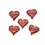 Romantic Heart Shape Alloy Enamel Plating Valentine's Day Charms Jewelry Accessories