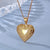 Romantic Heart Shape Stainless Steel Plating Pendant Necklace