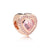 Romantic Heart Shape Sterling Silver Inlay Artificial Gemstones Jewelry Accessories