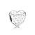 Romantic Heart Shape Sterling Silver Inlay Artificial Gemstones Jewelry Accessories