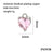 Romantic Simple Style Heart Shape Copper Plating Inlay Zircon 18k Gold Plated Valentine's Day Charms