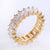 Romantic Simple Style Solid Color Stainless Steel Plating Inlay Zircon 18k Gold Plated Rose Gold Plated Rings