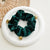 Christmas Romantic Women's Solid Color Flannel Handmade Hair Tie