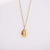 Rose Titanium Steel 18k Gold Plated Necklace