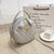 Round Bag Handbag Women's  Diamond Pattern Bag Embroidered Small Bag