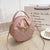 Round Bag Handbag Women's  Diamond Pattern Bag Embroidered Small Bag