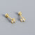 S925 Silver Flower Diamond Mini Screw Ear Bone Stud Sweet Earrings