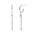 S925 Silver Needle Tassel Micro-inlaid Zircon Personality Trend Earrings