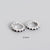 S925 Sterling Silver Geometric Diamond Ear Clip Wholesale Hello Jewelry