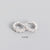 S925 Sterling Silver Geometric Diamond Ear Clip Wholesale Hello Jewelry