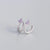 S925 Sterling Silver Geometric Flower Diamond Ear Buckle Wholesale