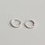 S925 Sterling Silver Glossy C-shape Ear Buckle Wholesale