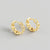 S925 Sterling Silver Hollow Chain Earring Wholesale