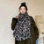 Scarf Women's Winter Korean-style Leopard Zebra Scarf  Printed Double-sided Cotton And Polyester Thickened Warm Large Shawl