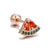 Screw Ball Piercing Fruit Ear Trend Piercing Zircon Non-fading Earrings