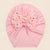 Seasonal New Thread Baby Headwear Children's Bow Turtleneck Hat Baby Indian Hat