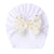 Seasonal New Thread Baby Headwear Children's Bow Turtleneck Hat Baby Indian Hat