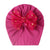 Seasonal New Thread Baby Headwear Children's Bow Turtleneck Hat Baby Indian Hat