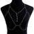 Sexy Geometric Metal Plating Inlay Rhinestones Women's Chain Belts