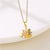 Shiny Angel Peacock Butterfly Stainless Steel Titanium Steel Inlay Zircon 18k Gold Plated Pendant Necklace