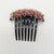 Shiny Crystal Flower Bud Comb Elegant Women's Ball Head Hair Artifact Internet Celebrity Seven Teeth Hair Comb Back Head Hair Hairpin