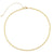 Shiny Geometric Copper Gold Plated Zircon Necklace