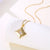 Shiny Rabbit Angel Snake Stainless Steel Titanium Steel Plating Inlay Zircon 18k Gold Plated Gold Plated Pendant Necklace