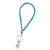 Shiny Solid Color Nylon Inlay Rhinestones Mobile Phone Lanyard