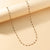 Shiny Solid Color Stainless Steel Chain Necklace