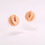 Silicone Simulation Fake Ear Facial Features Teaching Practice Props Nose Mouth Navel Stud Ring Accessories Display Stand Model